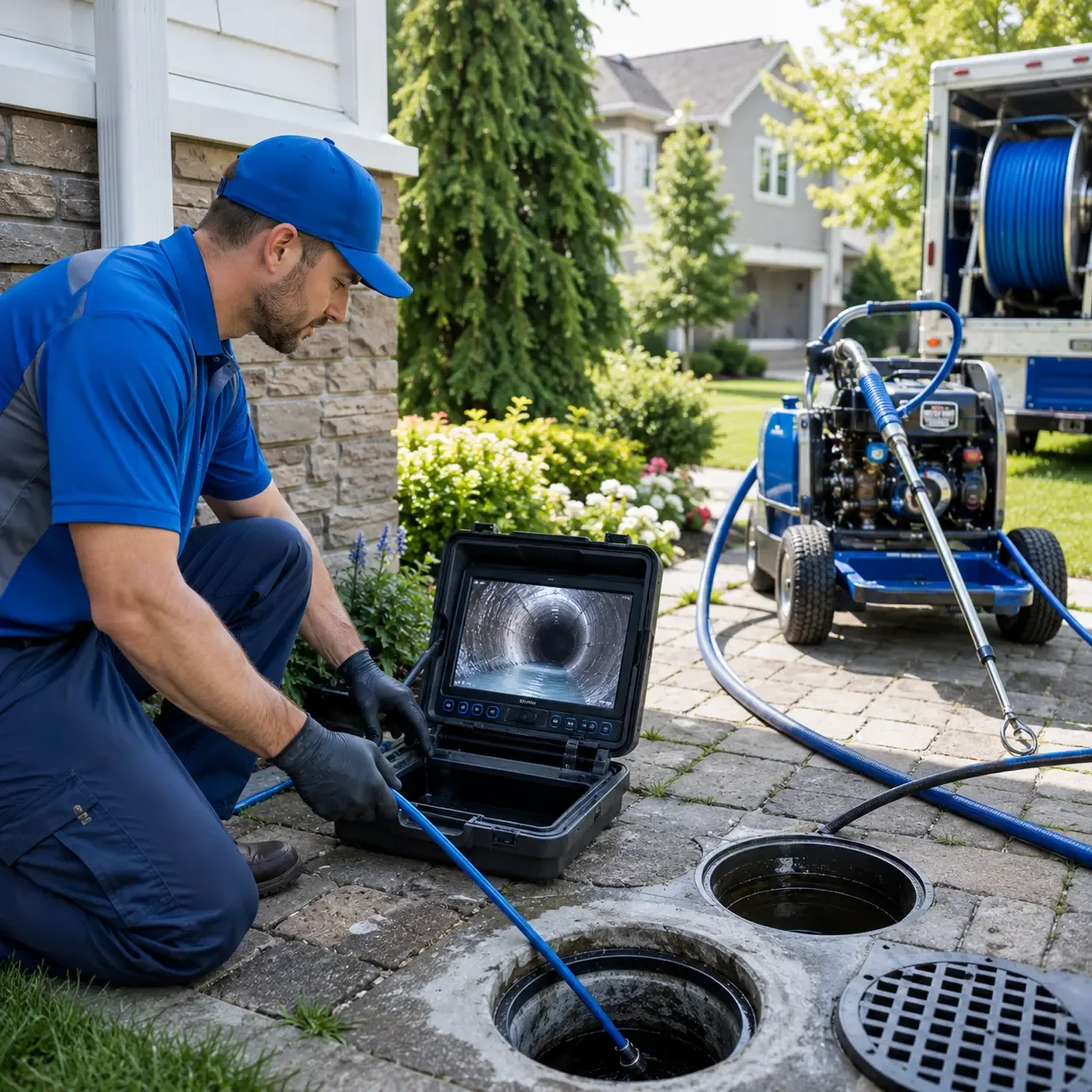 Outdoor drain cleaning professionals serving La Belle, MO