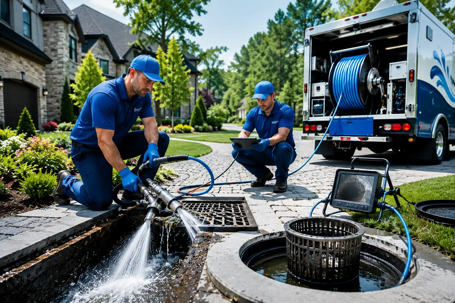 Local outdoor drain cleaning professionals in La Belle, MO
